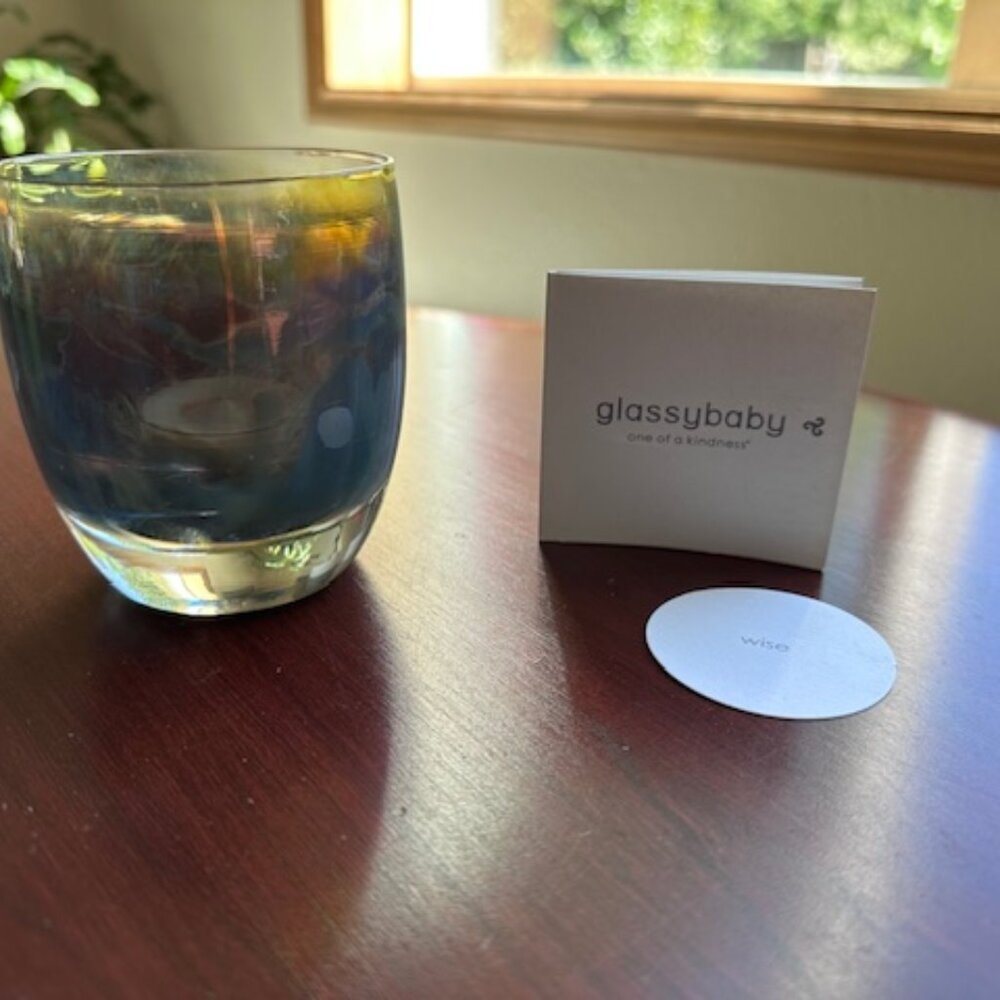 New never used in perfect condition Glassy Baby 'WISE"